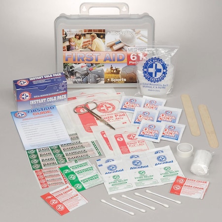 Medique Multi-Purpose First Aid Kit, 61 Pieces 40061